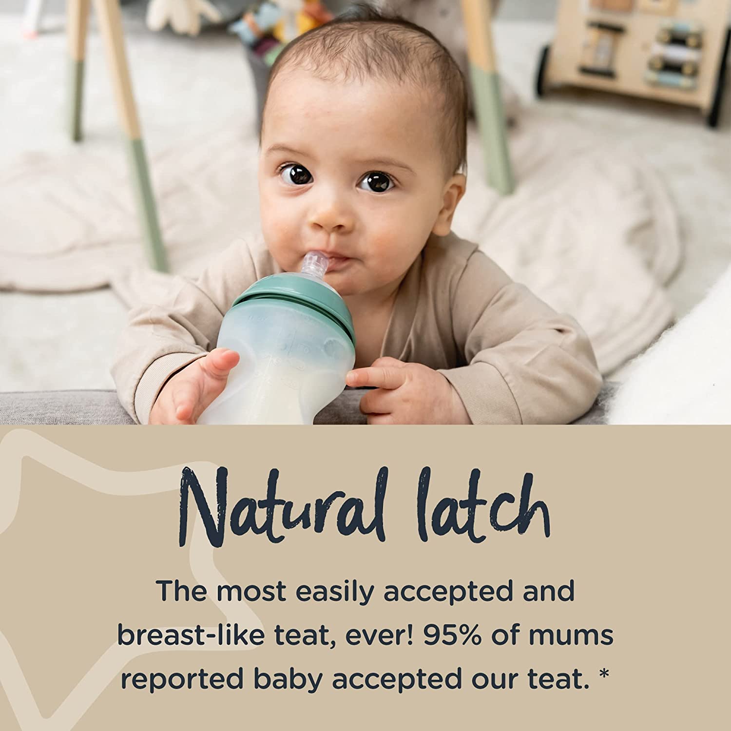Tommee Tippee Closer To Nature Silicone Baby Bottle 5Oz  Pack Of 2 Tommee Tippee Yallatoys