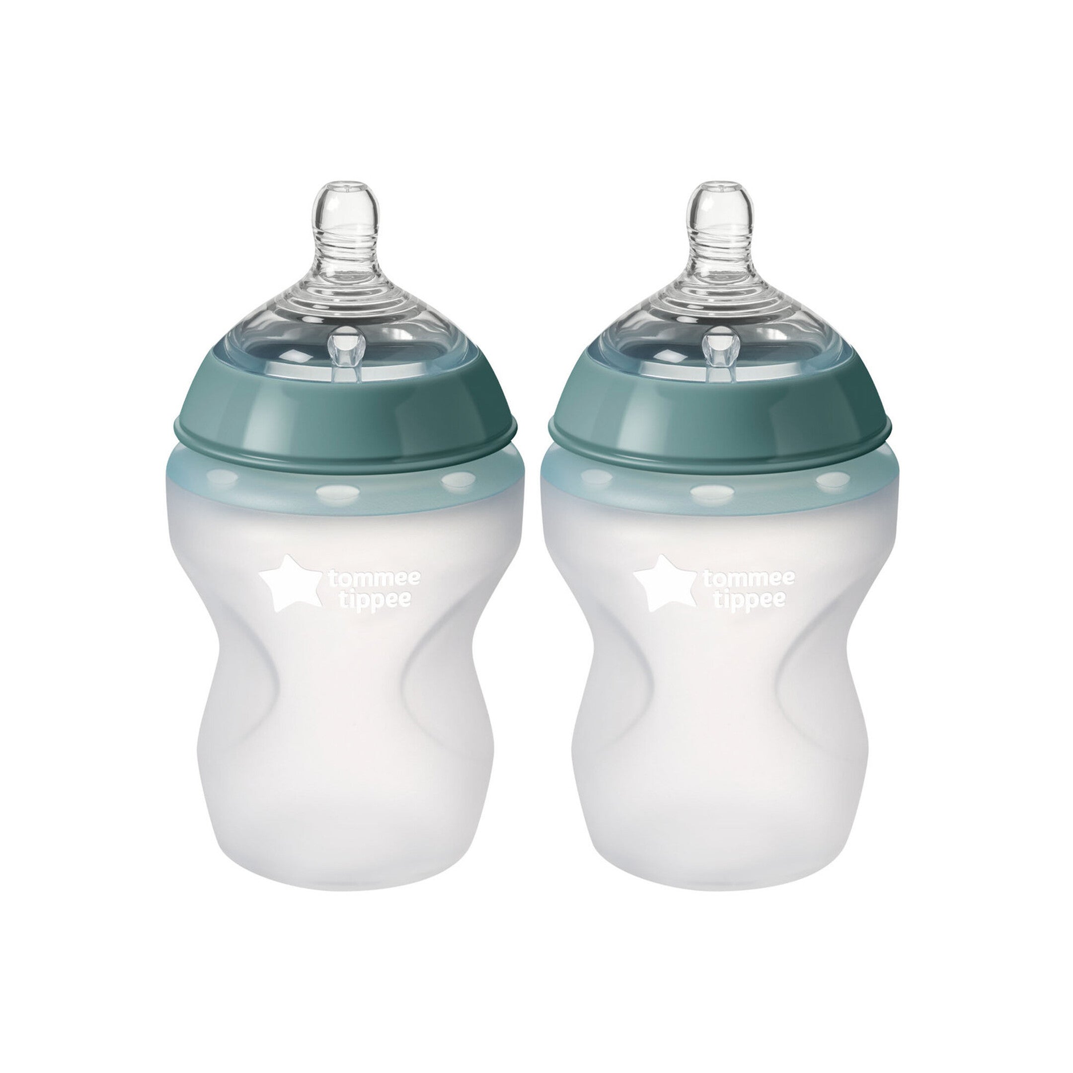 Tommee Tippee Closer To Nature Soft Feel Silicone Baby Bottles 260Ml  Pack Of 2 Tommee Tippee Yallatoys