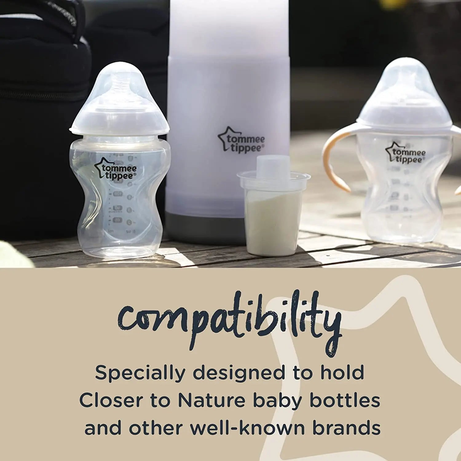 Tommee Tippee Closer To Nature Travel Bottle And Food Warmer Tommee Tippee Yallatoys