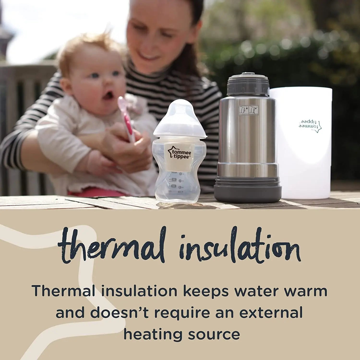 Tommee Tippee Closer To Nature Travel Bottle And Food Warmer Tommee Tippee Yallatoys