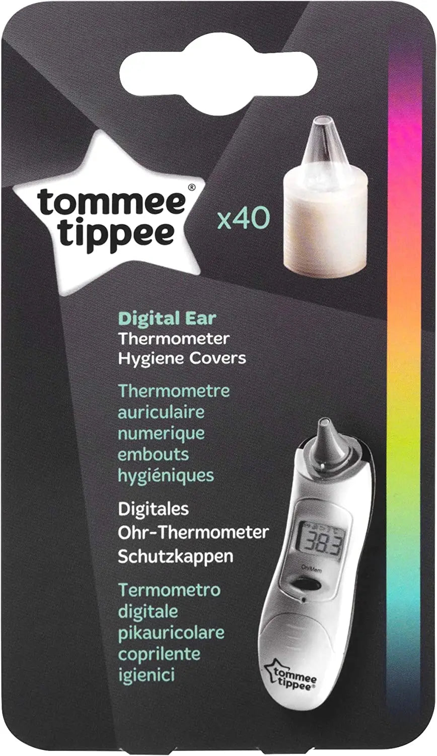 Tommee Tippee Digital Ear Thermometer Hygine Covers 40 Refills Tommee Tippee Yallatoys