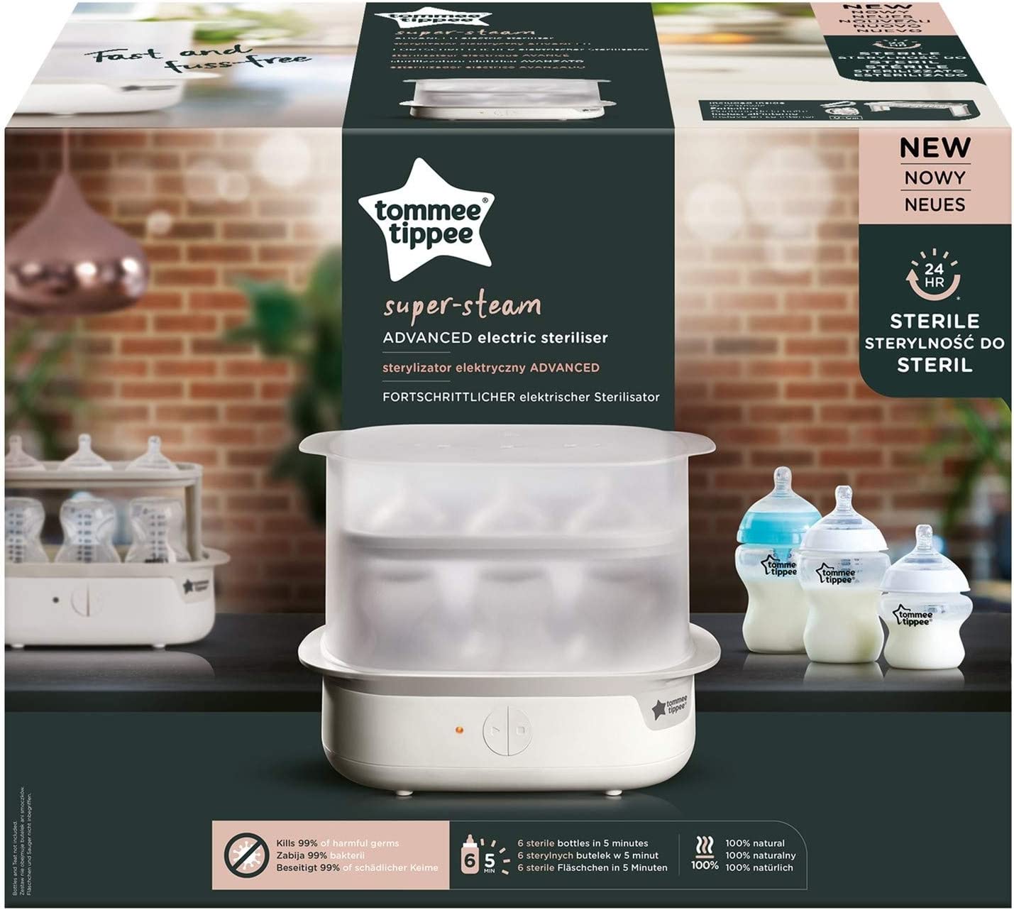 Tommee Tippee Closer To Nature Electric Steam Steriliser Tommee Tippee Yallatoys