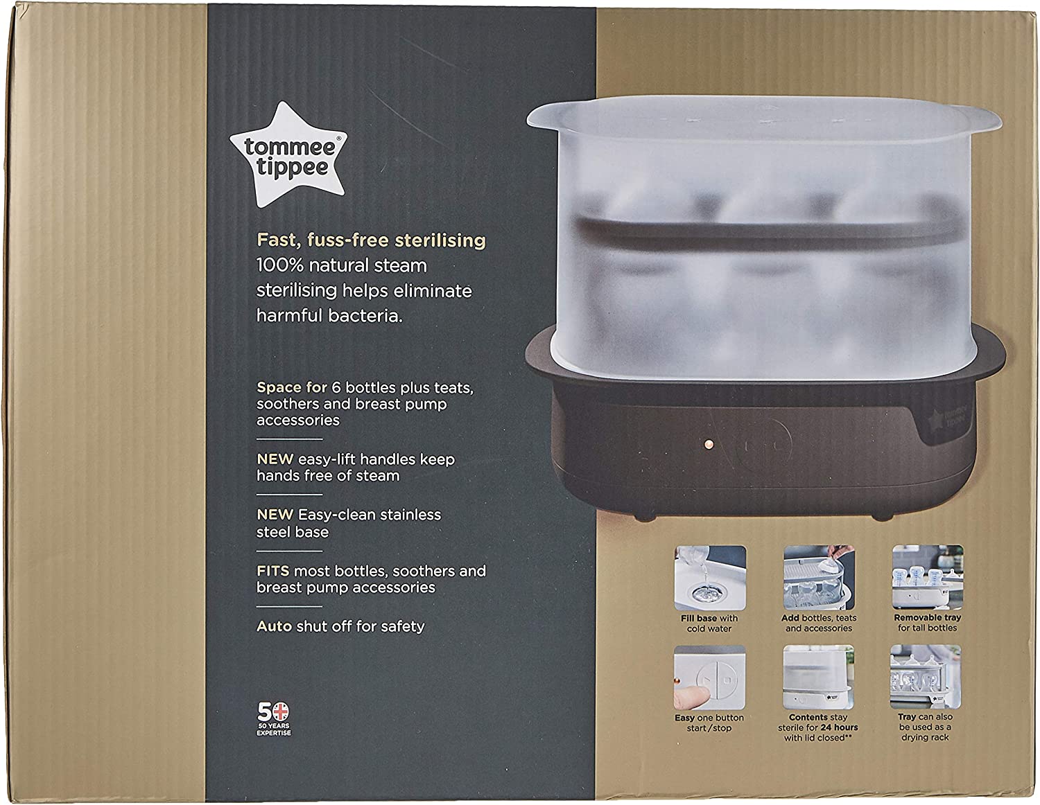Tommee Tippee Closer To Nature Complete Feeding Kit Black Tommee Tippee Yallatoys