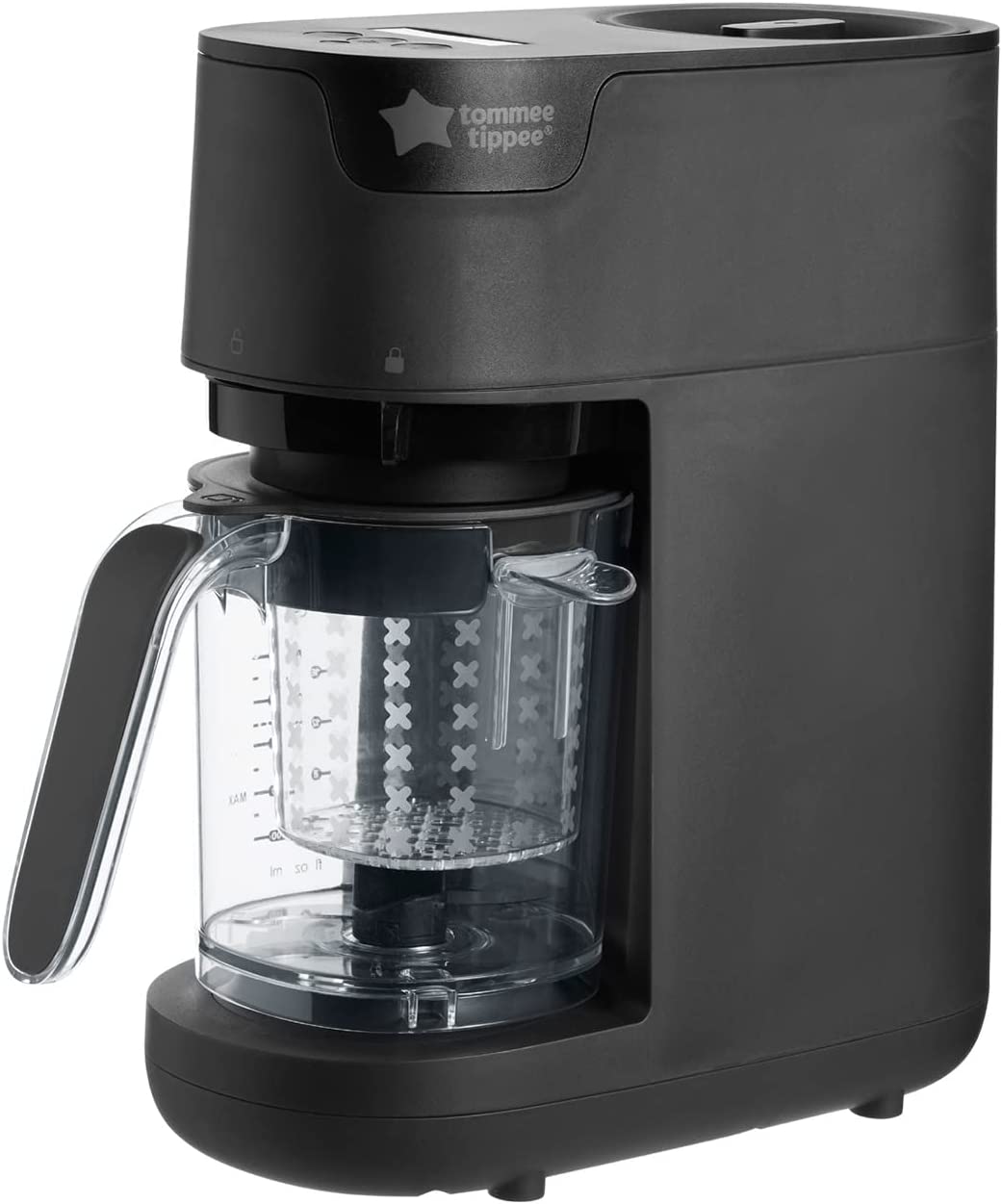 Tommee Tippee Quick Cook Baby Food Steamer Blender Black Tommee Tippee Yallatoys