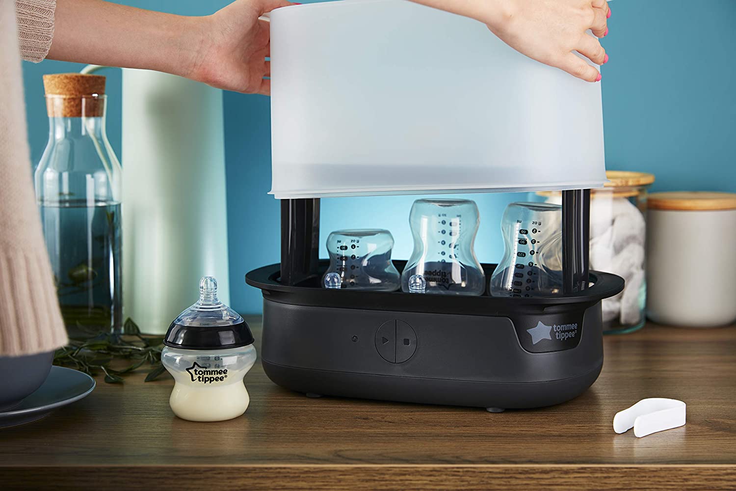 Tommee Tippee Advanced Electric Steam Steriliser Dryer Black Tommee Tippee Yallatoys