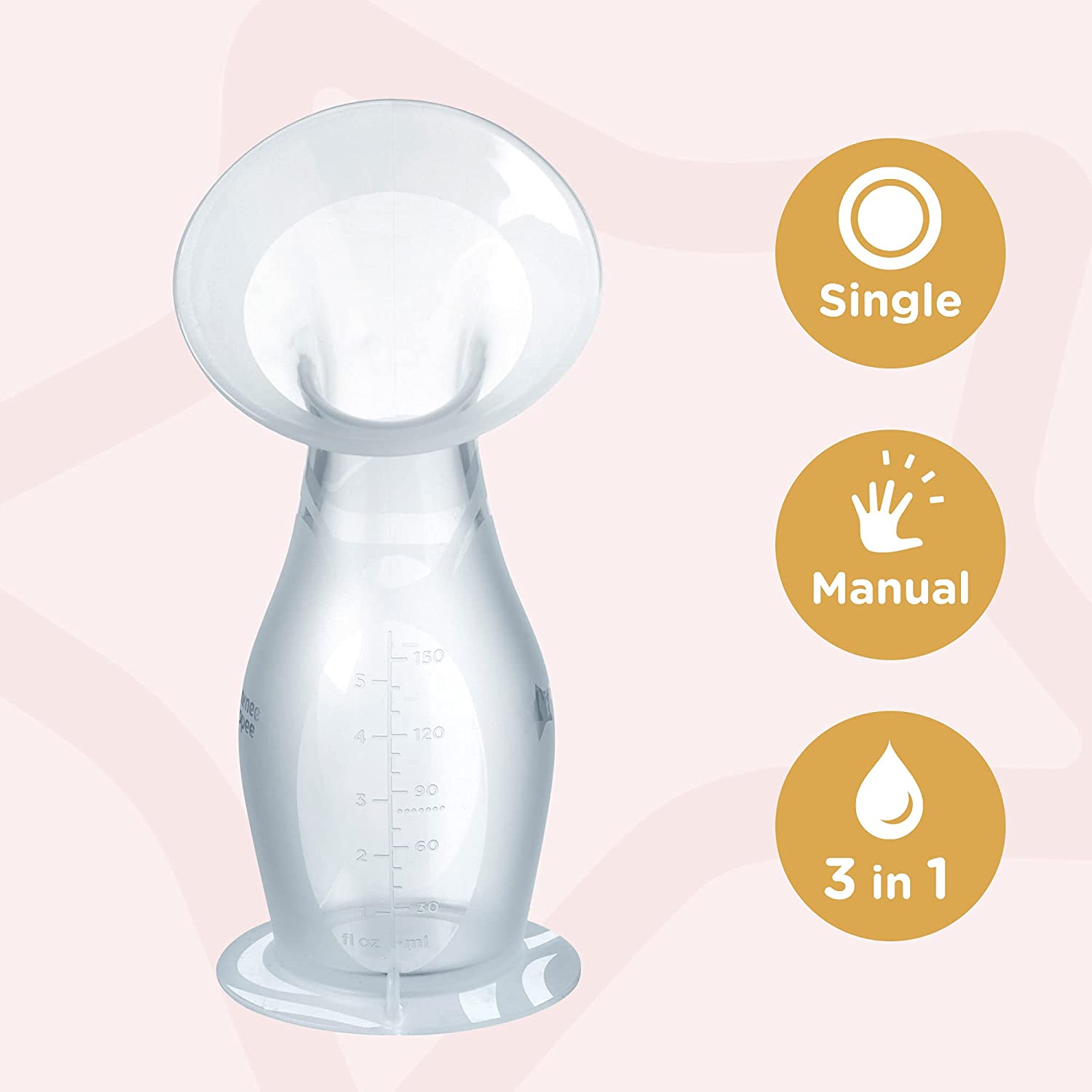 Tommee Tippee Silicone Manual Breast Pump Tommee Tippee Yallatoys