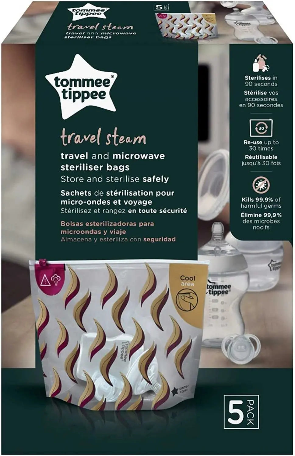 Tommee Tippee Made For Me 5X Travel & Steriliser Bag Tommee Tippee Yallatoys