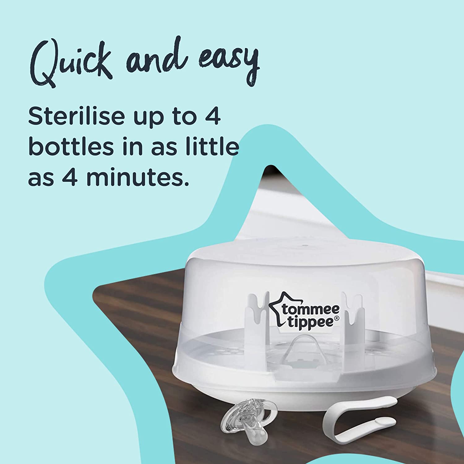 Tommee Tippee Closer To Nature Microwave Steam Steriliser Tommee Tippee Yallatoys