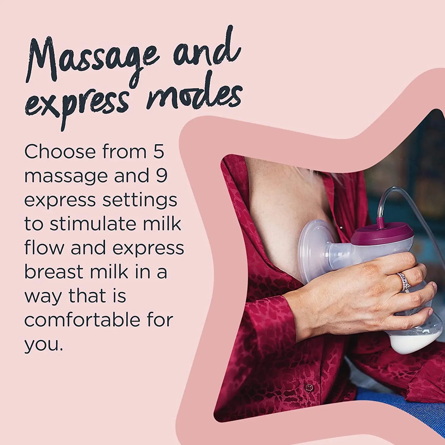 Tommee Tippee Made For Me Electric Breast Pump  Very Quiet Usb Rechargeable & Portable Unit With Massage & Express Modes Tommee Tippee Yallatoys
