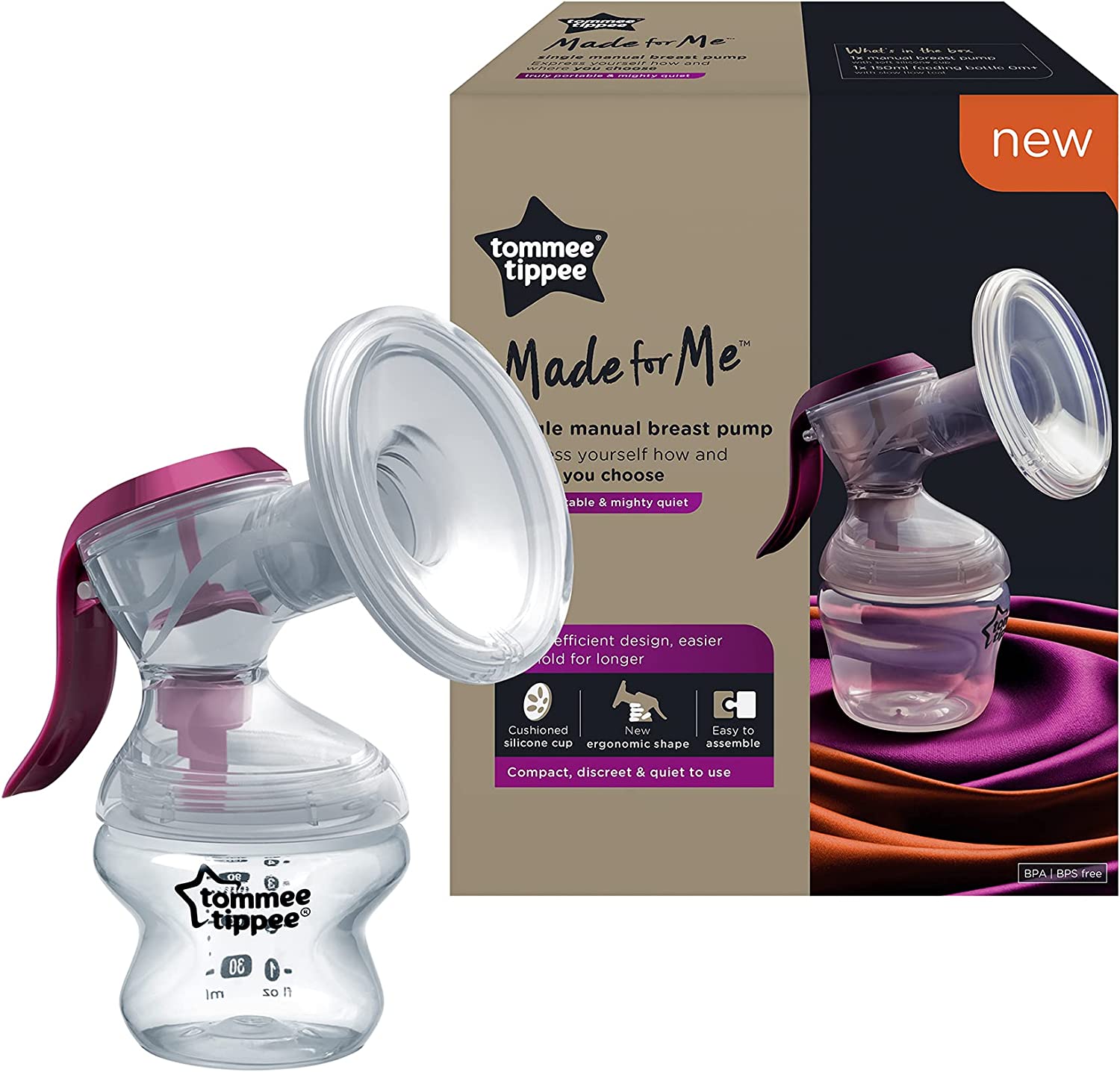 Buy Tommee Tippee Made For Me Manual Breast Pump With Soft | Yallatoys.com