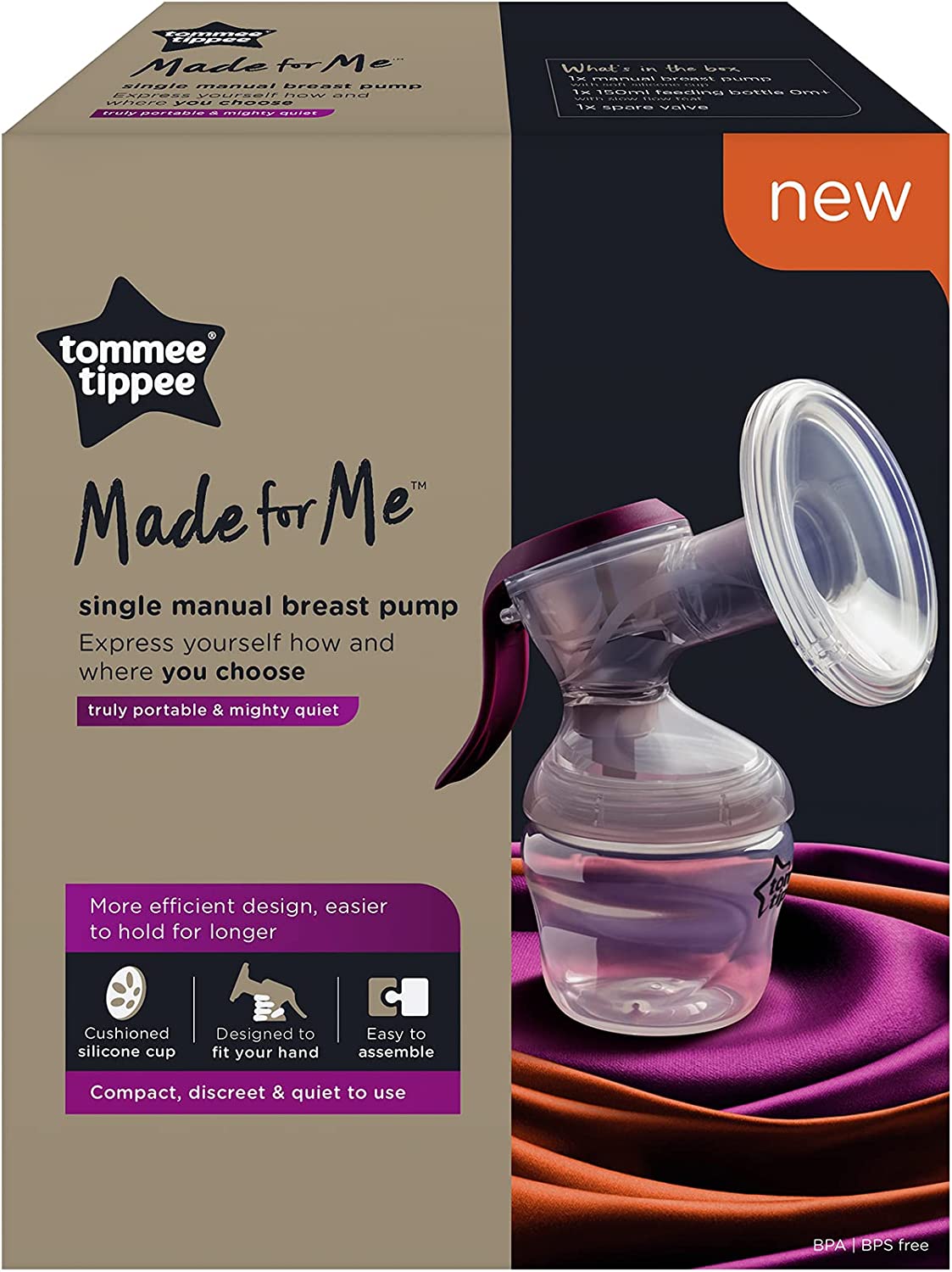 Buy Tommee Tippee Made For Me Manual Breast Pump With Soft | Yallatoys.com