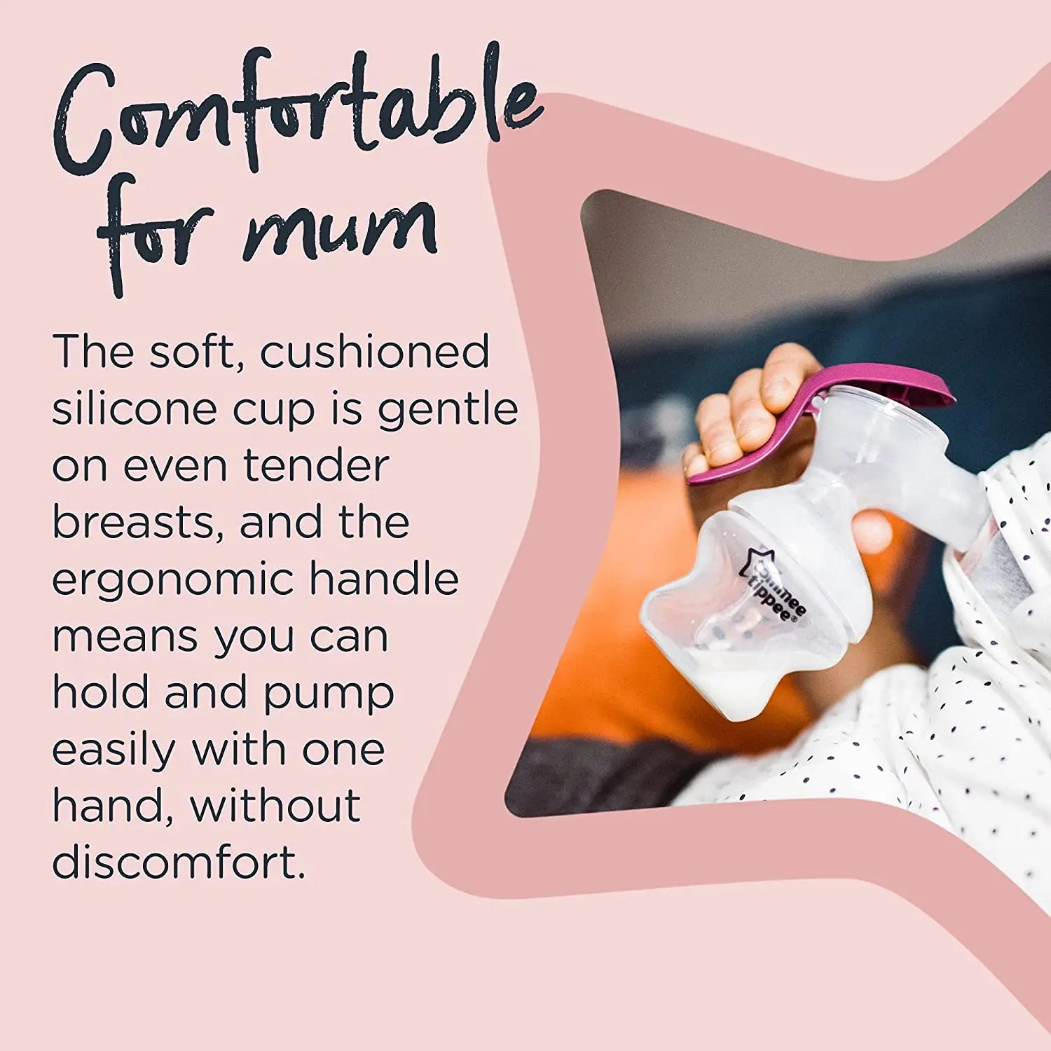 Tommee Tippee Made For Me Manual Breast Pump With Soft Tommee Tippee Yallatoys