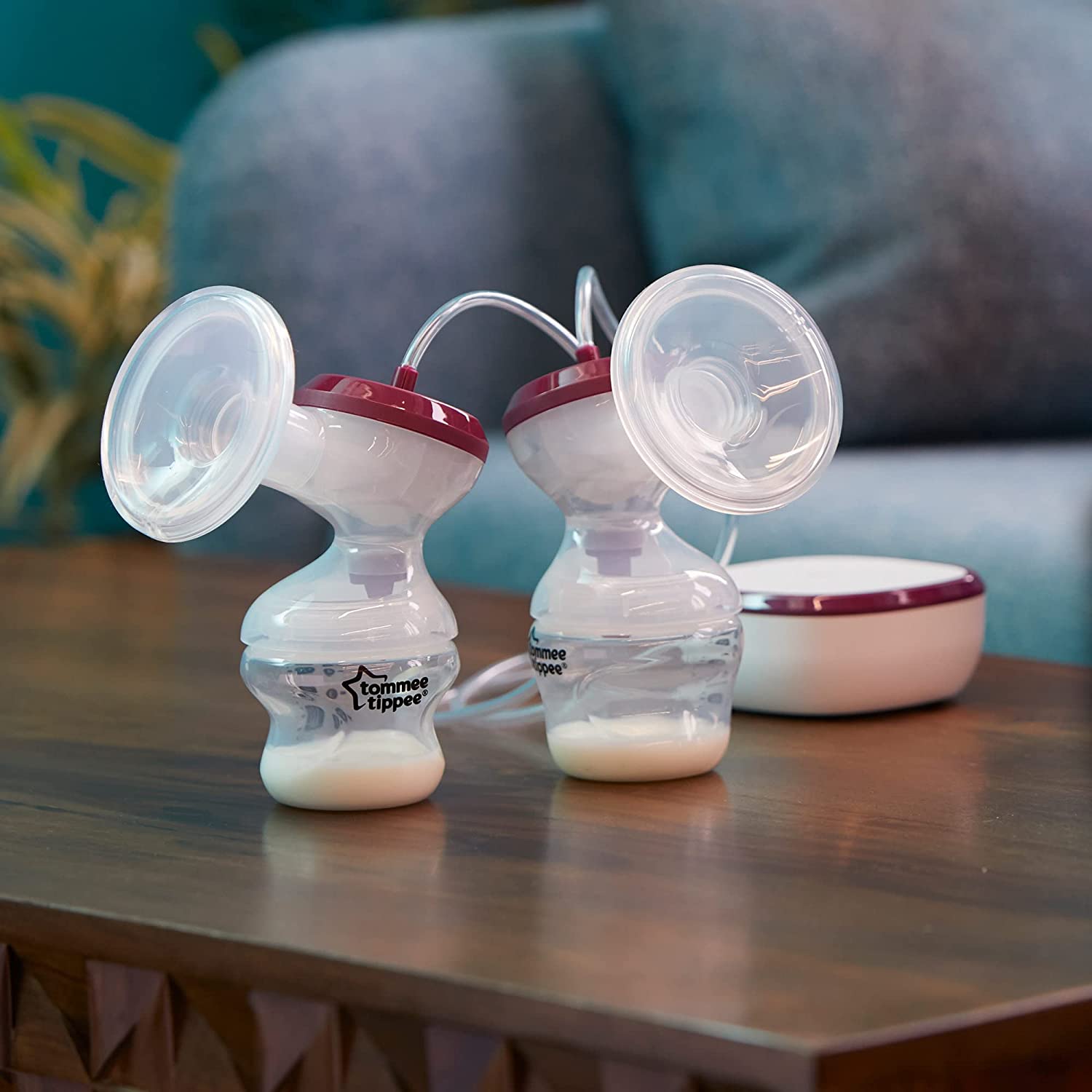 Buy Tommee Tippee Made For Me Double  Electric Breast Pump  Very Quiet Usb Rechargeable & Portable Unit With Massage & Express Modes | Yallatoys.com
