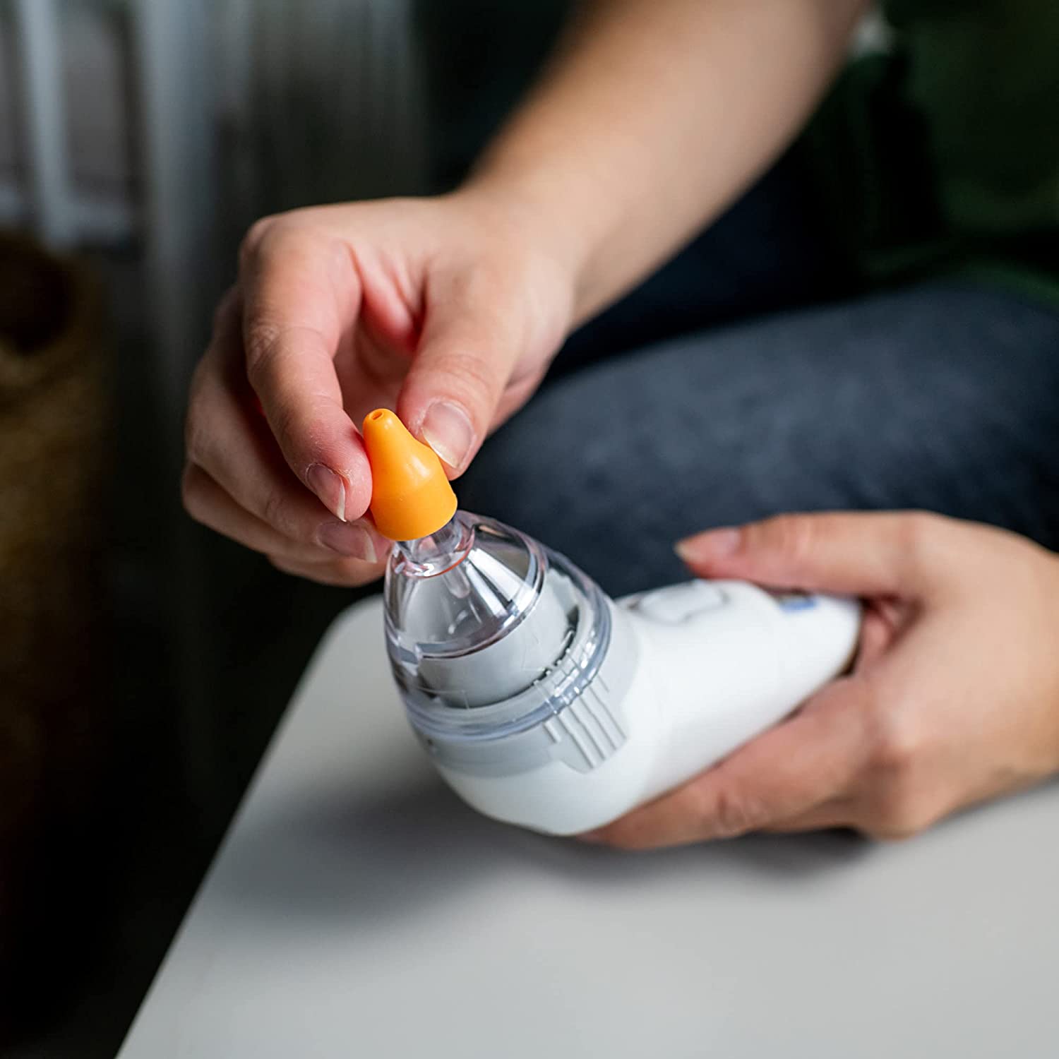 Tommee Tippee Battery Baby Nasal Aspirator For Relief From Nasal Congestion  0M+ Tommee Tippee Yallatoys