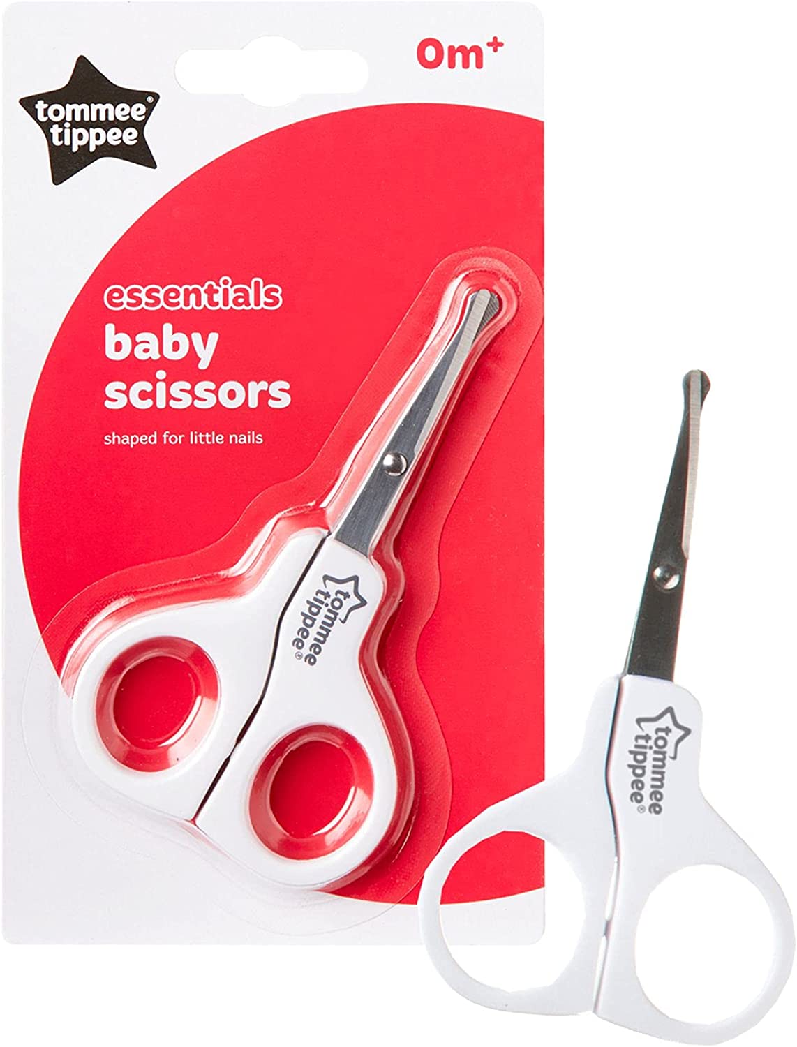 Tommee Tippee Essentials Baby Nail Scissors  Pack Of 1  White Tommee Tippee Yallatoys