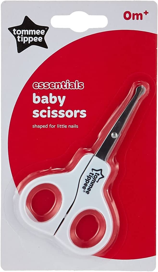 Tommee Tippee Essentials Baby Nail Scissors  Pack Of 1  White Tommee Tippee Yallatoys