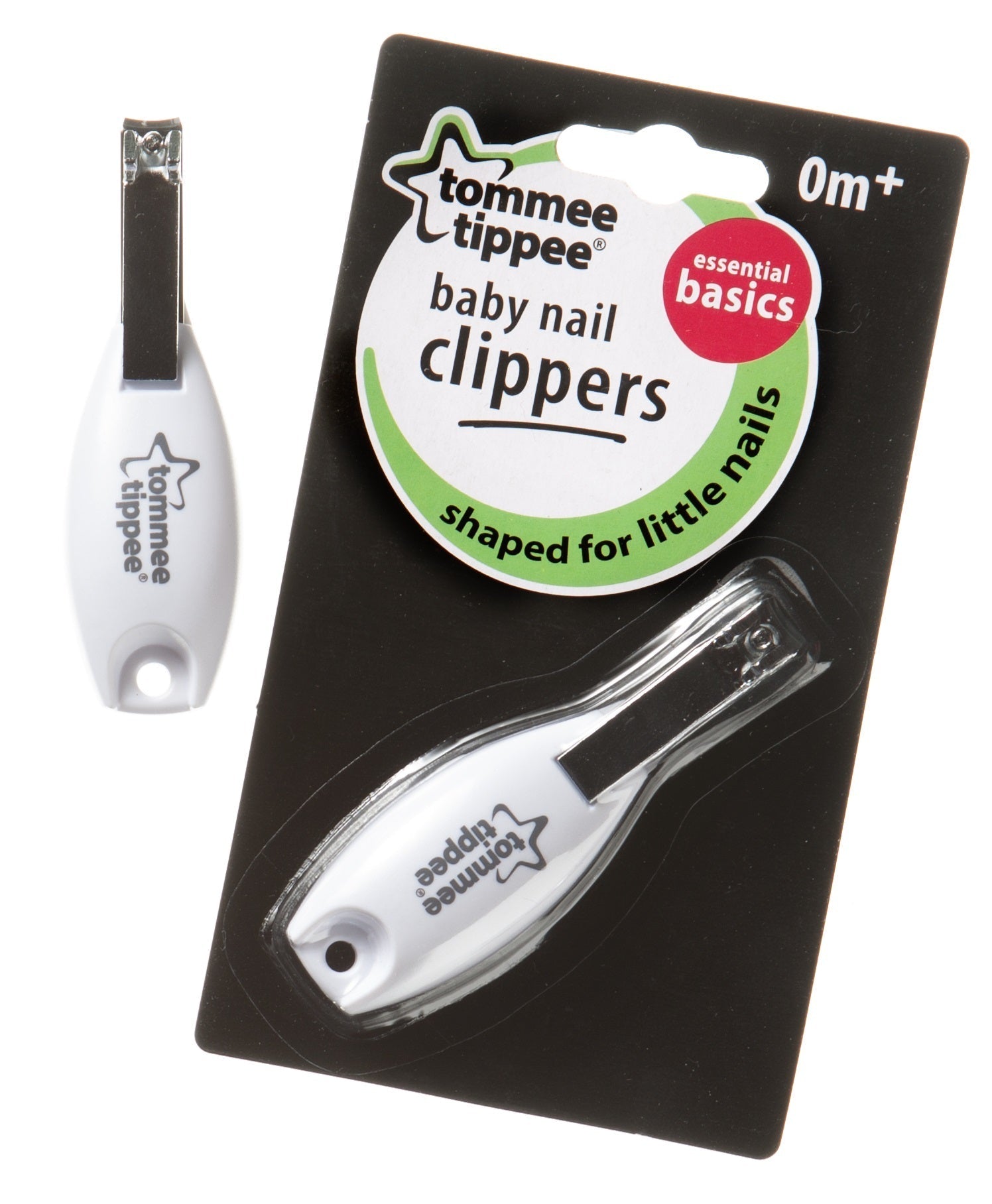 Tommee Tippee Essentials Baby Nail Clippers  Pack Of 1  White Tommee Tippee Yallatoys