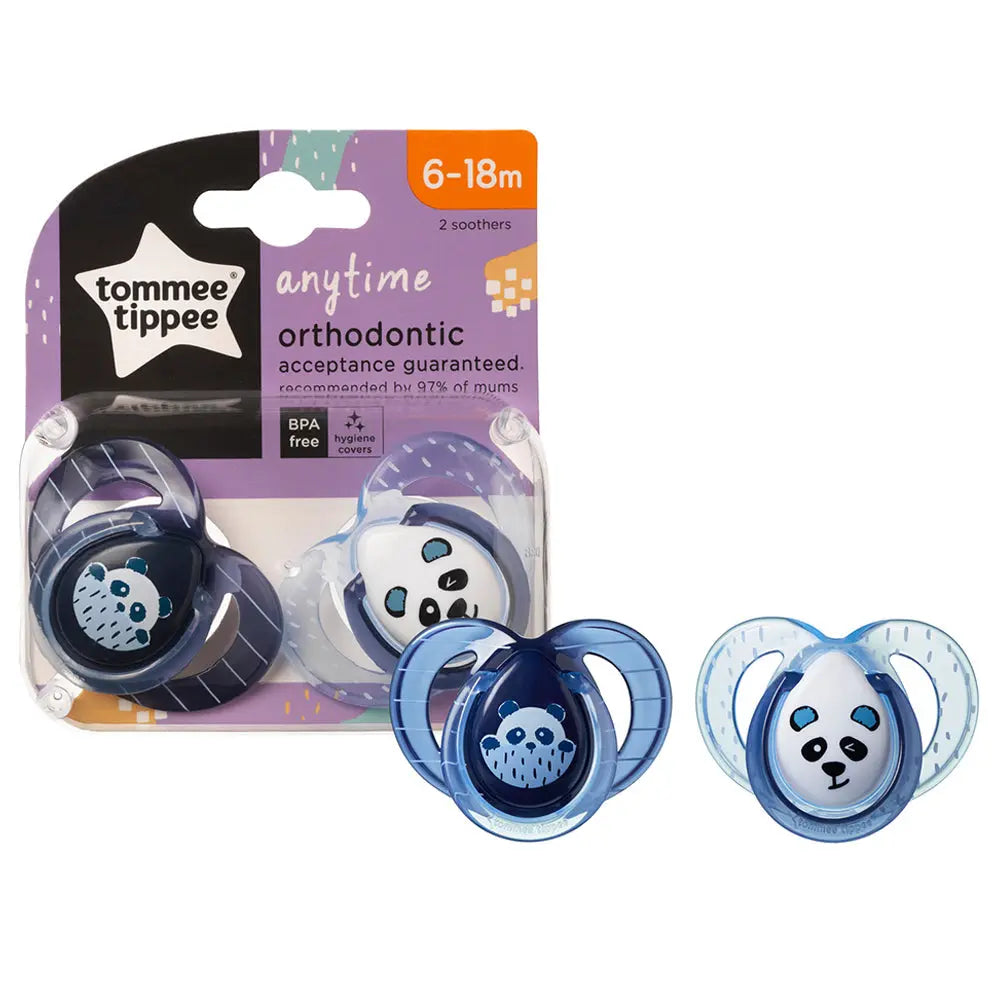Tommee Tippee Anytime Soother  Pack Of 2 6 18 Months   Mix Tommee Tippee Yallatoys
