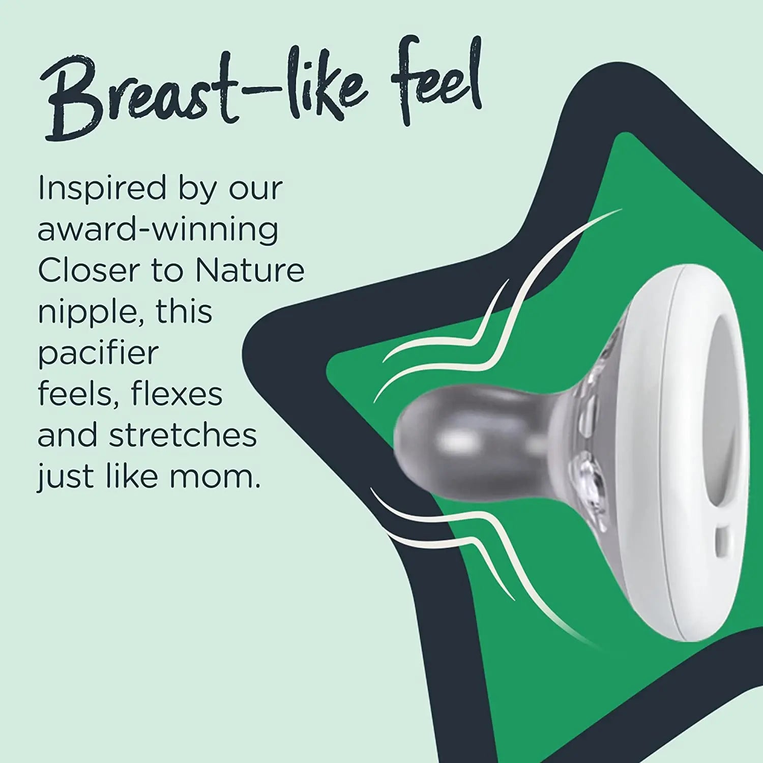 Tommee Tippee  Closer To Nature Breast Like Soother Pack Of 2 0 6 Months Tommee Tippee Yallatoys