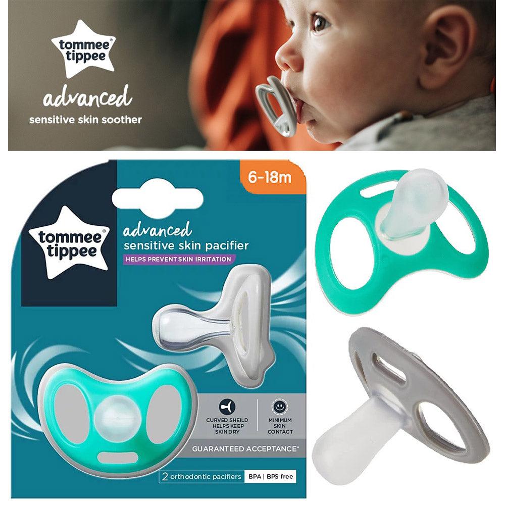 Tommee Tippee  Advanced Sensitive Soother 6 18M  Pack Of 2 Tommee Tippee Yallatoys