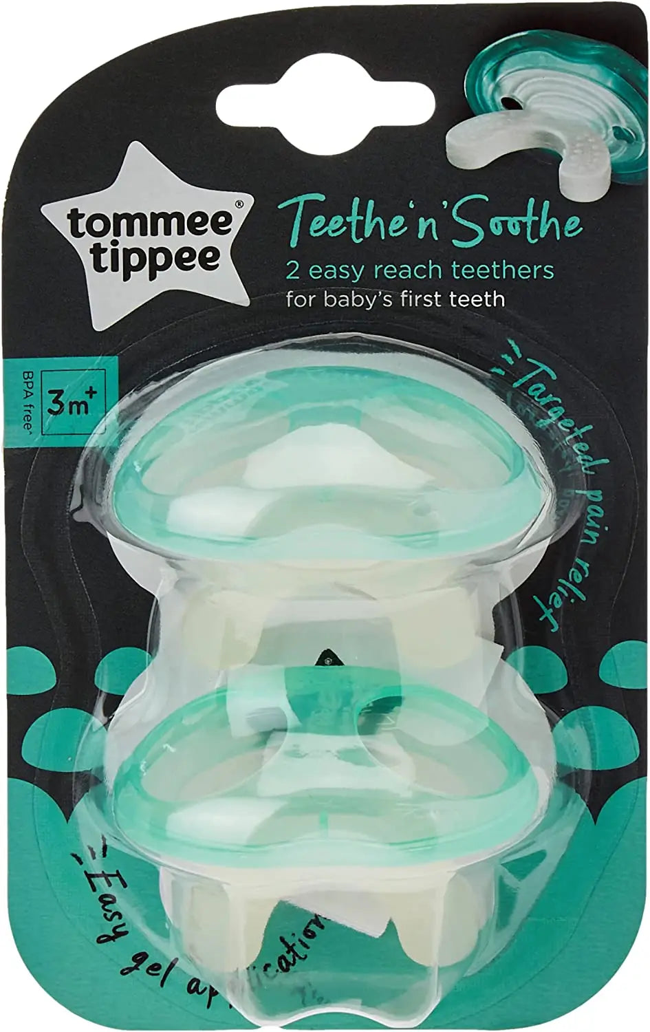 Tommee Tippee Closer To Nature Teether Stage 1  3 Months + Tommee Tippee Yallatoys