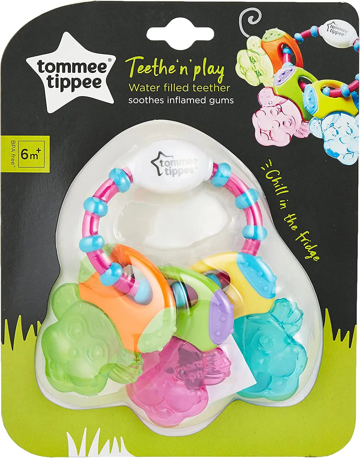 Tommee Tippee Teethe N Play Water Teether  6 Months +  Multi Colour Tommee Tippee Yallatoys