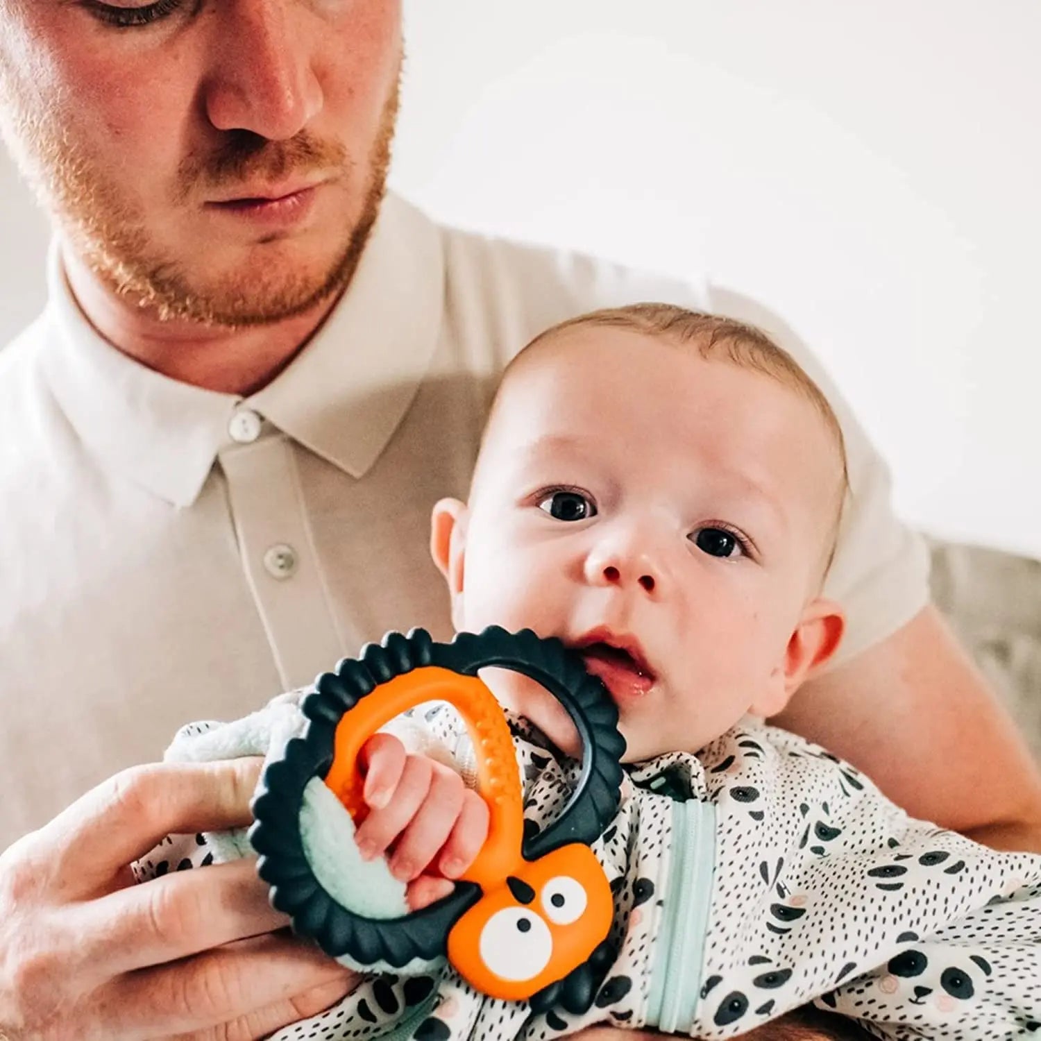 Tommee Tippee Kalani Maxi Teether  Sensory Teething Toy  Orange 3 Months+ Tommee Tippee Yallatoys