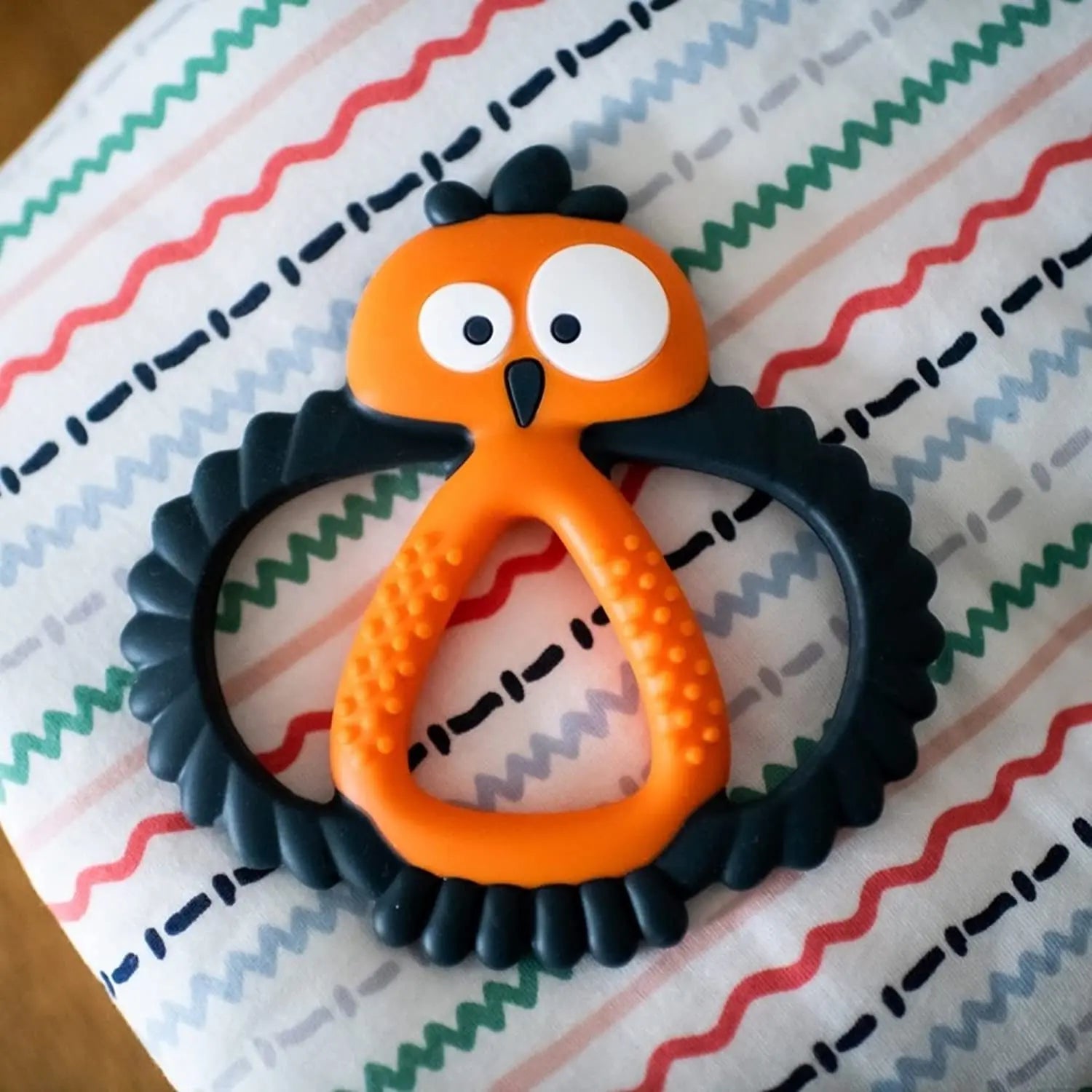 Tommee Tippee Kalani Maxi Teether  Sensory Teething Toy  Orange 3 Months+ Tommee Tippee Yallatoys