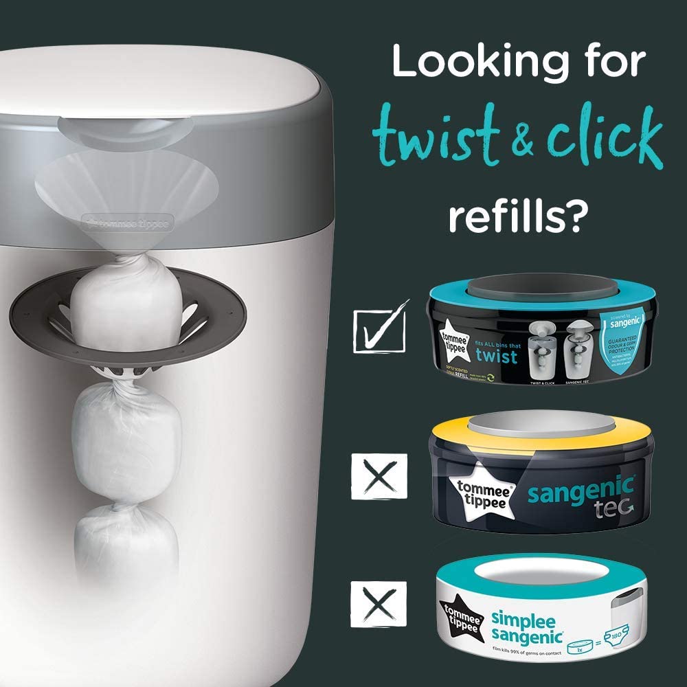 Tommee Tippee Sangenic Universal Cassette 3Pc Tommee Tippee Yallatoys