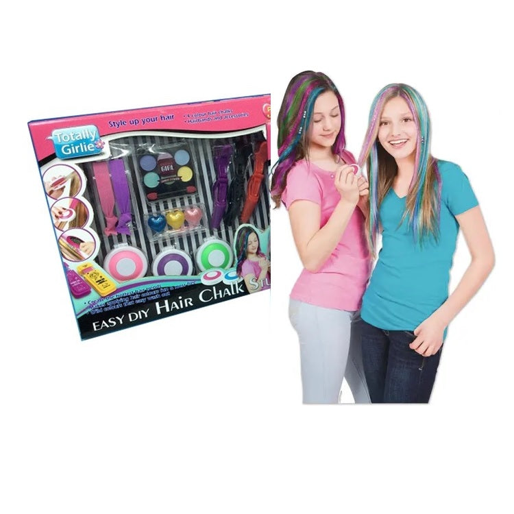 Buy Totally Girlie Easy Diy Hair Chalk Studio (Sold Separately Subject to Availability) | Yallatoys.com