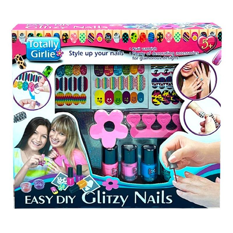 Buy Totally Girlie Easy Diy Glitzy Nails | Yallatoys.com