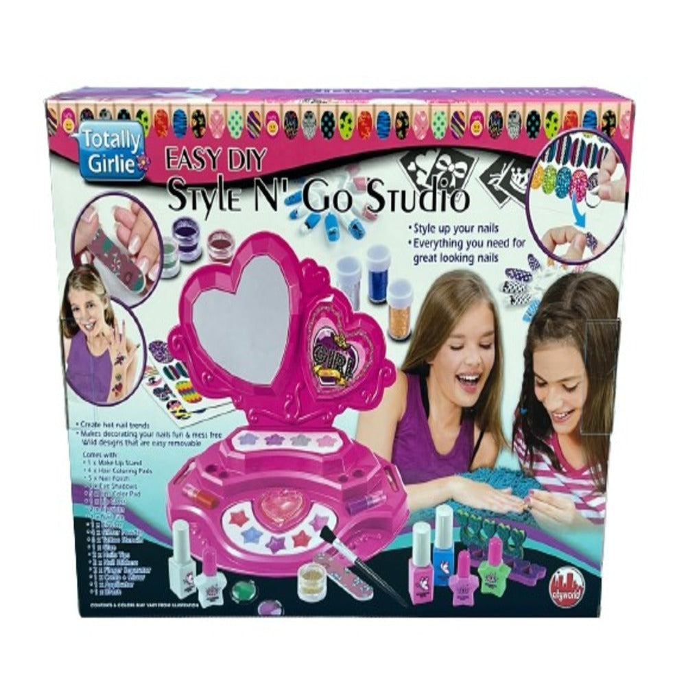 Buy Totally Girlie Easy Diy Style N Go Nails Studio | Yallatoys.com