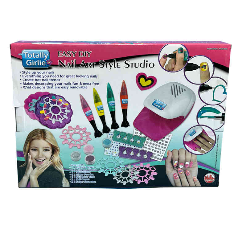Buy Totally Girlie Nail Art Style Studio | Yallatoys.com