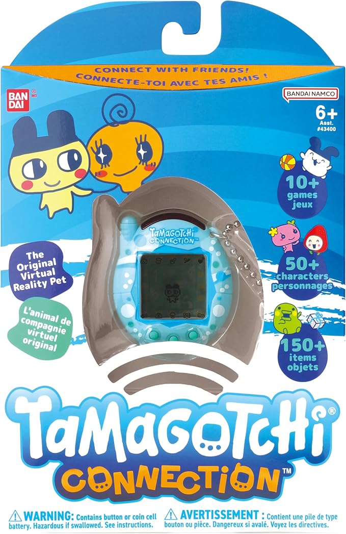Buy Tamagotchi Connection Battery Operated Virtual Pet Light Blue | Yallatoys.com