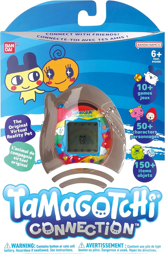 Buy Tamagotchi Connection Battery Operated Virtual Pet Rainbow | Yallatoys.com