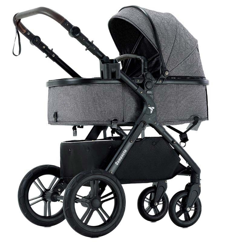 Teknum 3In1 Compacto Travel Stroller-Dark Grey Teknum Yallatoys