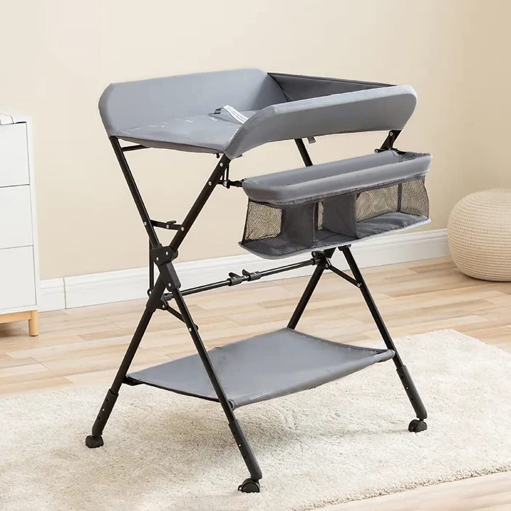 Teknum  4 In 1 Diaper Changing Table Organizer Grey Teknum Yallatoys