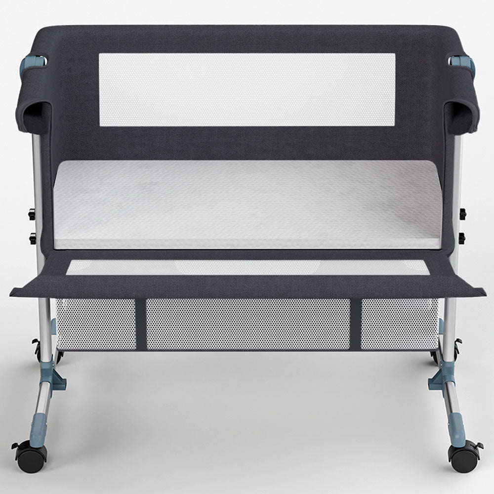 Teknum Bedside Crib - Dark Grey Teknum Yallatoys