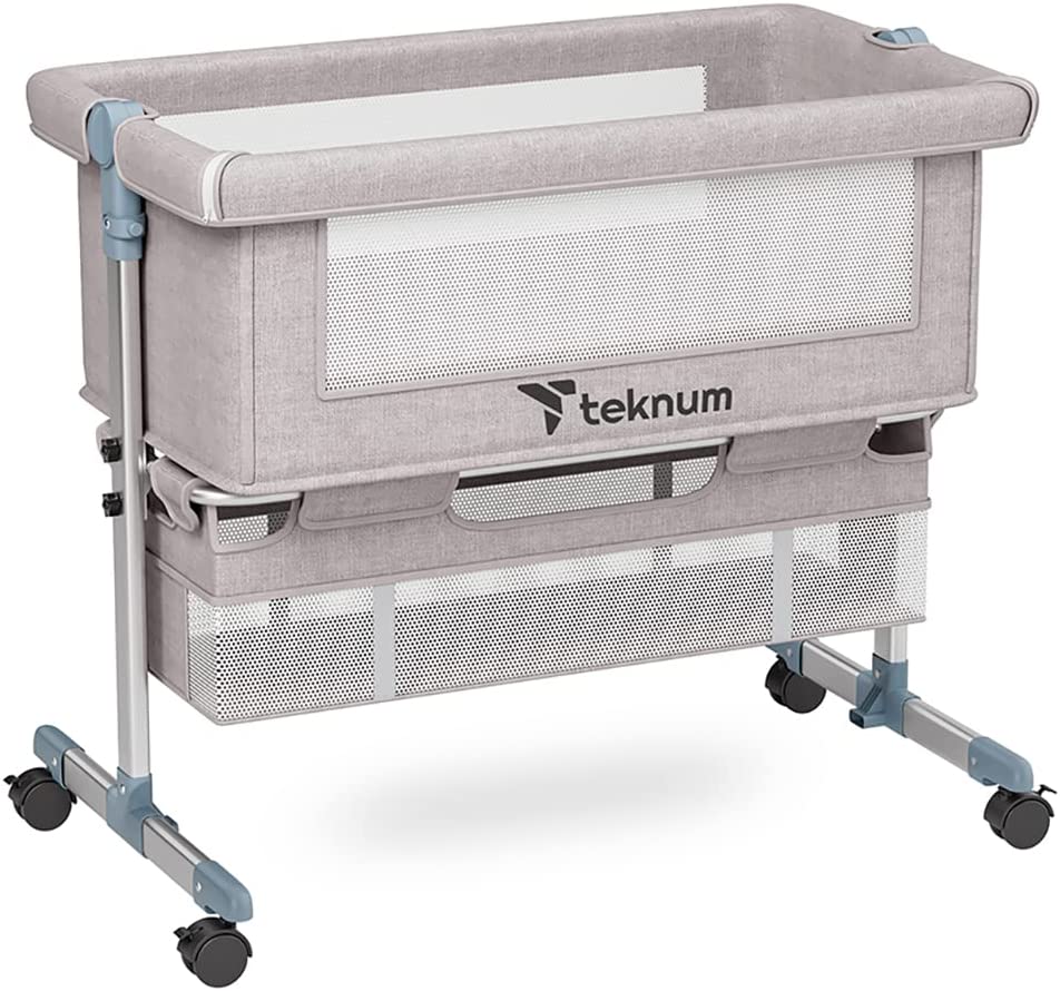 Teknum  Bedside Crib Ivory Teknum Yallatoys