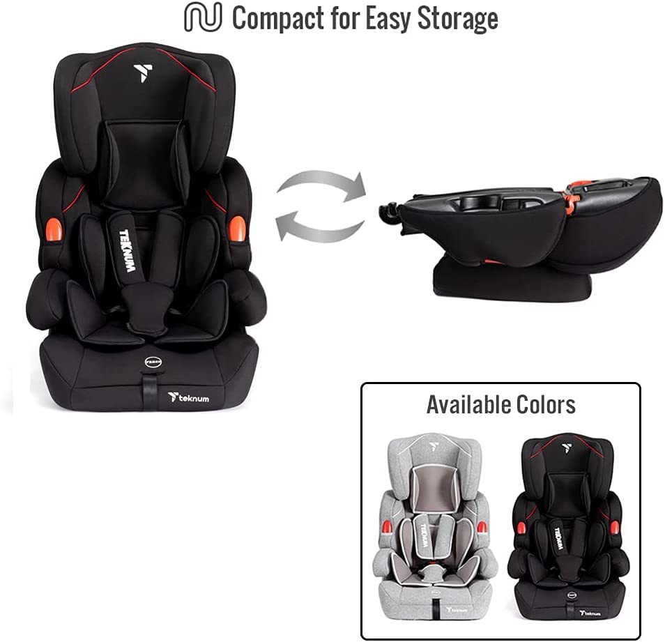 Teknum  Nova Car Seat 9Mnth 12Yrs Black Teknum Yallatoys