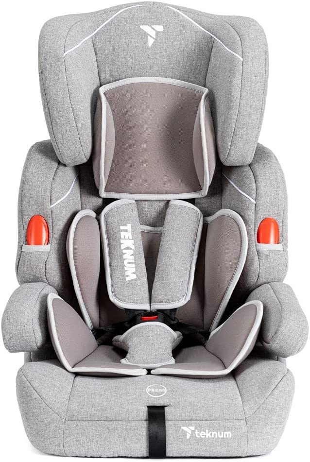 Teknum  Nova Car Seat 9Mnth 12Yrs Grey Teknum Yallatoys
