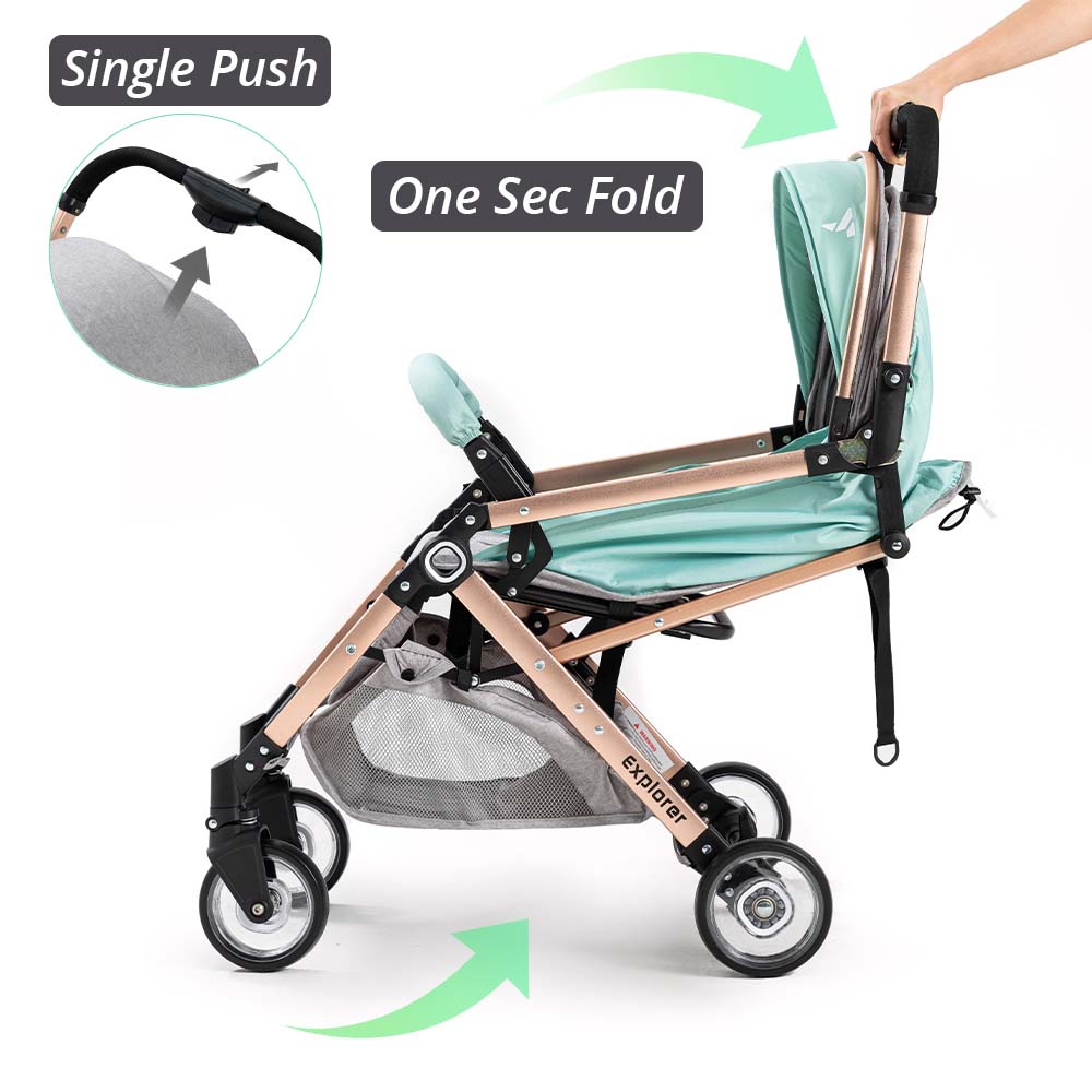 Teknum Explorer Travel Stroller-Mint Green Teknum Yallatoys