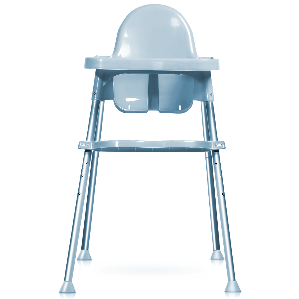 Teknum - High Chair With Removable Tray - Grey Teknum Yallatoys