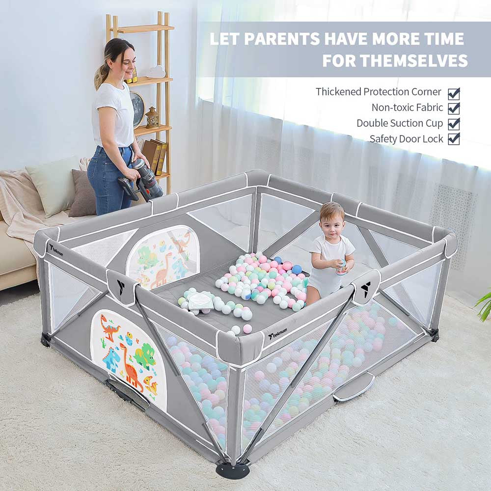 Teknum  One Second Fold Unfold Playpen Teknum Yallatoys