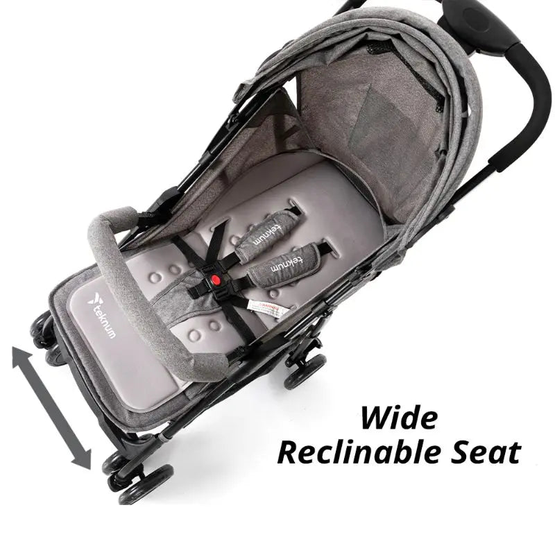 Teknum Trip Plus Stroller Grey Teknum Yallatoys