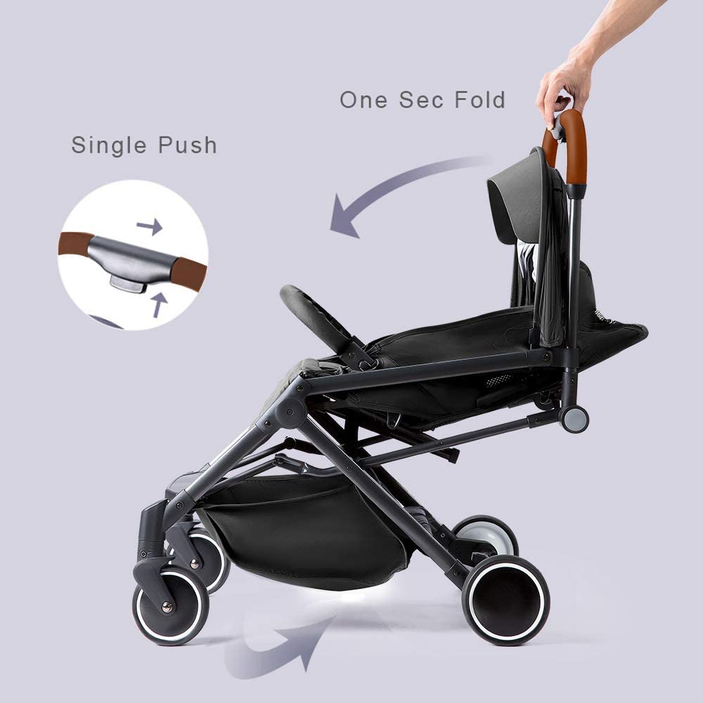 Teknum Travel Lite Stroller Sld By Teknum Black Teknum Yallatoys
