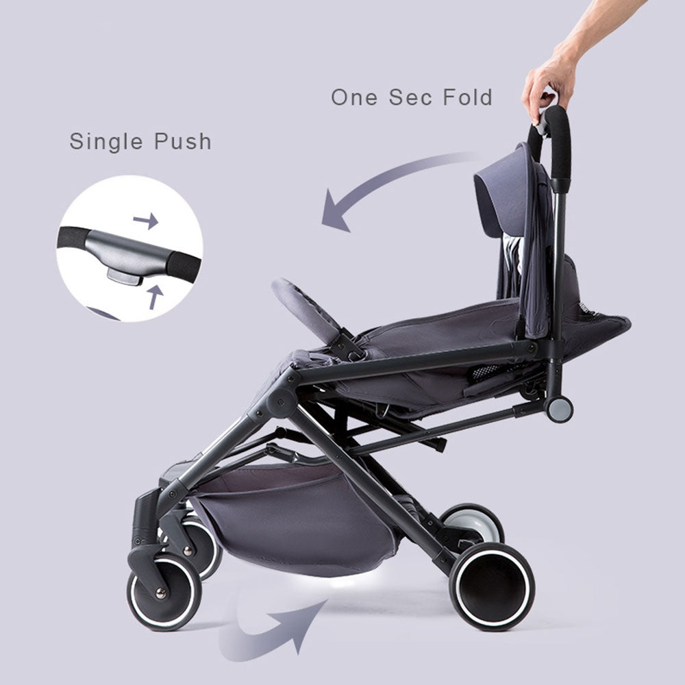 Buy Sld By Teknum- Travel Lite Stroller - Dark Grey | Yallatoys.com