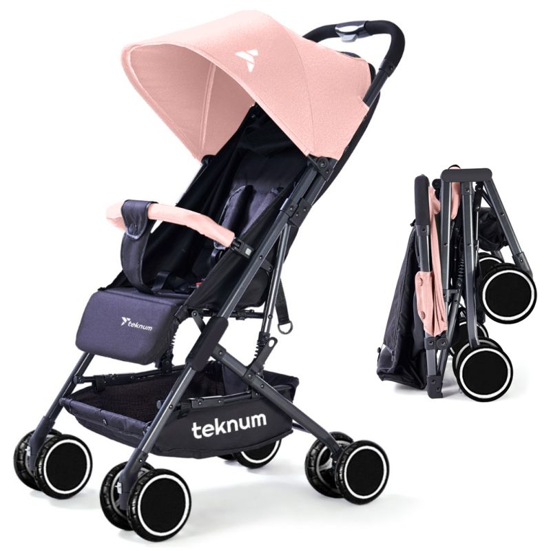 Teknum Yoga Lite Stroller - Pink Teknum Yallatoys