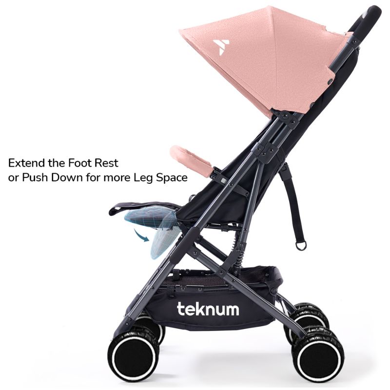 Teknum Yoga Lite Stroller - Pink Teknum Yallatoys