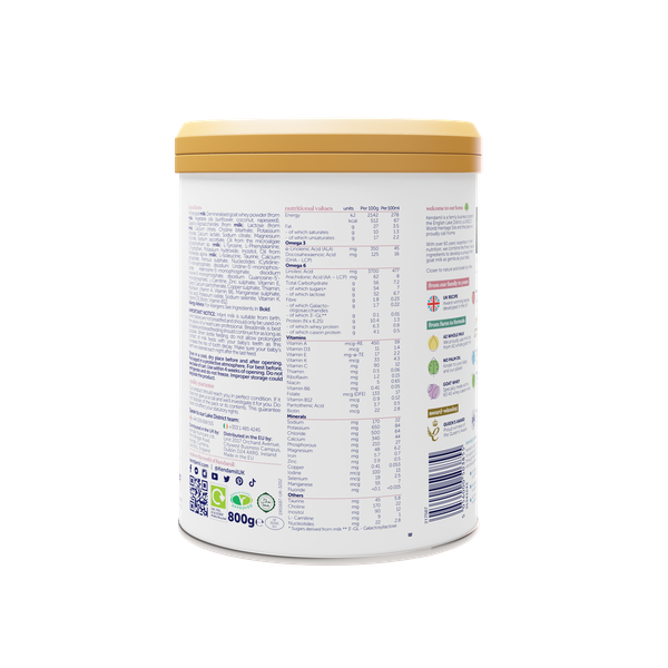 Kendamil Goat Stage 1 First Infant Milk Formula From Birth 800g Kendamil Yallatoys